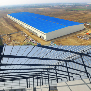 Harga Murah struktur baja ringan prefabrikasi gudang bangunan logam dengan baut atap dinding dan koneksi mur - Product Image 1