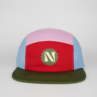 Séchage rapide 5 panneaux chapeau unisexe été couleur-bloc Patchwork réglable casquette de Baseball mode de rue Style américain papa chapeau