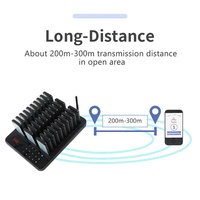 Système d'appel sans fil pour restaurant, 30 bipeurs de queue rechargeables, étanches, vibrants, pour serveurs