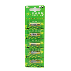 Batería alcalina Sunking 27A 12V para control remoto de alarma de coche - Product Image 1