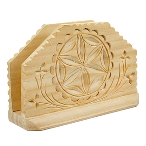 Porta servilletas de madera natural, perfecto para hogares ecológicos, cocinas, cafeterías, espacios de comedor, decoración y tendencias de estilo de mesa. - Product Image 4