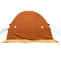 Tente gonflable portable pour le camping en plein air, tente pour une personne, quatre saisons, double couche, PVC imperméable, tissu Oxford >3000 mm
