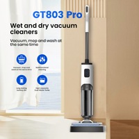 En stock Laveuse de sol sans fil Laveuse de vadrouille sous vide 3-en-1, à double usage humide et sec, prix compétitif, échantillon et livraison directe disponible