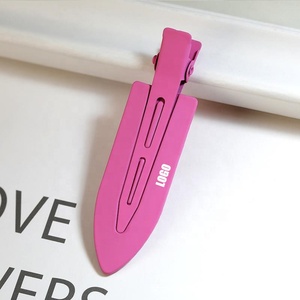Pinzas para el pelo personalizadas con logo, precio mayorista, coloridas, sin pliegues, mini pinzas <span class=keywords><strong>de</strong></span> garra para mujer, horquillas <span class=keywords><strong>de</strong></span> pegamento cremoso, material hecho a mano. - Product Image 2