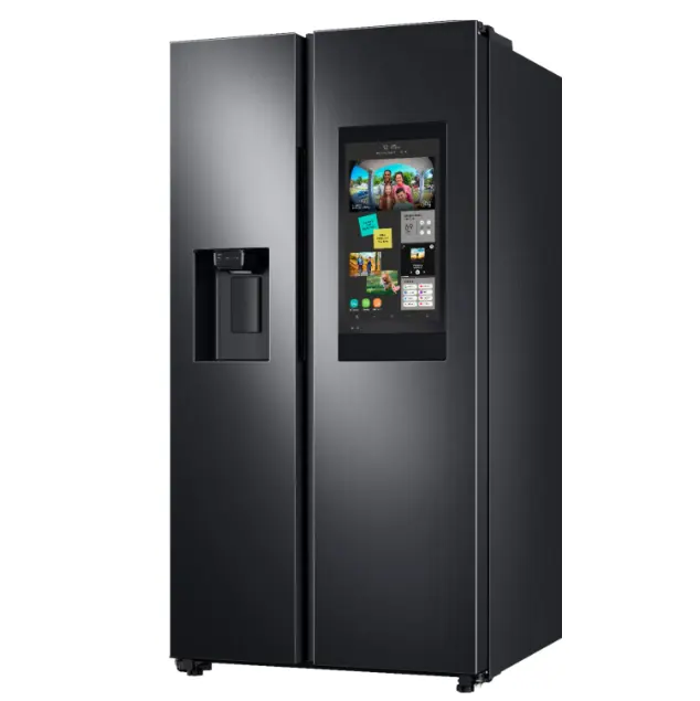По заводской цене, двухдверный холодильник из нержавеющей стали R600a, холодильник для отелей, бесплатный энергосберегающий холодильник для дома