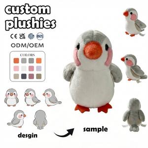 Fabricante de Peluches Personalizados con MOQ Bajo, Juguetes de Peluche, Peluche Chibi Personalizado con Cabello <span class=keywords><strong>Rubio</strong></span> y Rizado, Sonriente, Suave, de Tela de Algodón - Product Image 3