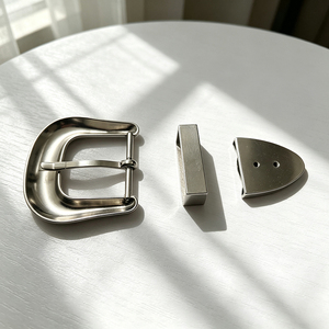 Juego de hebillas de cinturón de vaquero occidental con anilla y punta, talladas ornamentadas en plata envejecida, juego de 3 piezas de herrajes para cinturones de cuero personalizados - Product Image 5