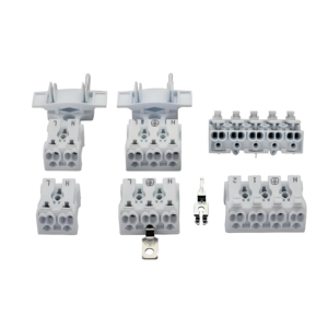 Konektor kawat kecil kabel Cepat blok Terminal penjepit <span class=keywords><strong>2</strong></span>-5 cara 24AMP 450V kerangka nilon - Product Image 5