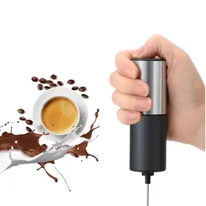 Montalatte elettrico per caffè miscelatore per latte portatile durevole in acciaio inossidabile
