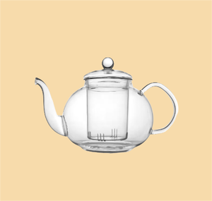 Infusor de vidrio de borosilicato resistente al calor transparente hecho a mano personalizado con filtro - Product Image 3