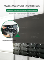 Pantalla LED COB P1.86 para Interiores, Fija, 640x480mm, 3840Hz, Disponible en Almacén de EE. UU., para Vestíbulo de Hotel