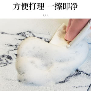 Elegante Alfombrilla de Mármol Blanco para Grifo, Rectangular, de Fibra de Poliéster, Antideslizante, de Secado Rápido y Absorbente para Fregadero - Product Image 2