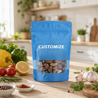 Sachet Doypack en Mylar imprimé par gravure personnalisée, plastique laminé, givré, transparent, avec fenêtre, réutilisable, pour céréales et snacks