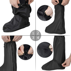 Pelindung Sepatu Lipat Tahan Lama Anti Selip Tahan Aus untuk Luar Ruangan, Model Tabung Panjang, Unisex, Terintegrasi - Product Image 4