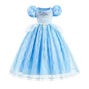 Costume de reine des neiges pour filles, meilleur costume de personnage de film, robe de princesse pour Halloween, cosplay pour filles - Product Image 2