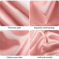 Nappe en satin exclusive transfrontalière, couleur unie, haut de gamme, imperméable, style nordique, pour hôtels, mariages et restaurants, avec jupe de table