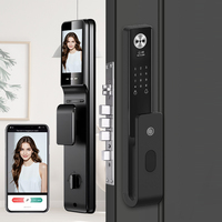 Serrure de porte intelligente AF084 AF083, reconnaissance faciale 3D, mot de passe par empreinte digitale, carte IC, serrure à commande à distance par téléphone Tuya WiFi
