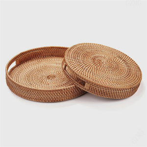 Grand bandeau De table en bambou du Vietnam, bol carré, assiette pour service écologique, Madera aliments - Product Image 5