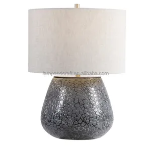 Mercury Silver Table Lamp For Home Decor Bedroom Hotel Lobby Hotel Guestroom