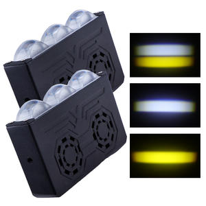 Focos LED para Motocicleta de Doble Color 3000K 6000K <span class=keywords><strong>Amarillo</strong></span> Blanco, Mini Faros Láser Matrix, Luces LED para Parrilla de Coche - Product Image 3