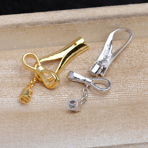 Composants connectés en argent S925, boucle à double tête en forme d'arc, fabrication artisanale, matériel de bijouterie pour chapeau, bracelet, collier, accessoires 5684 - Product Image 1