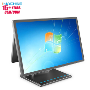 P2 win11 Màn hình kép 15.6 ''+ 10.1'' HD VESA Wall Mount POS thiết bị đầu cuối 8 + 128 gam Máy tính để bàn hệ thống tiền mặt đăng ký POS - Product Image 1