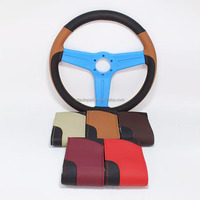 Protecteur de volant de voiture universel durable avec surpiqûres à la main