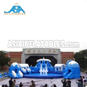 Snow N Ice World-Parque acuático gigante, parque de atracciones inflable, parque de agua inflable, parque temático sobre tierra con piscina inflable grande - Product Image 2