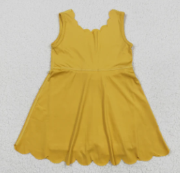 Vestido deportivo rosa para niñas, ropa deportiva de verano, falda de yoga - Product Image 6