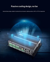 Boîtier d'ordinateur embarqué de qualité industrielle Quad Core A55 4K NPU 2GbE RK3568J avec GPU 3D