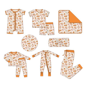 Bambus pyjamas Weiwei Langarm Bambus Nachtwäsche PJ Sets für Baby Kids - Product Image 1