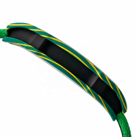 Dernière montre mécanique sportive squelette pour homme, ultra-fine 7,8 mm, avec boîtier de luxe en fibre de carbone verte, modèle 6702