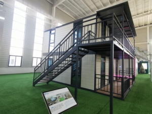 Có thể gập lại Modular nhà mở rộng nhà 20ft container mở rộng container nhà với <span class=keywords><strong>2</strong></span> tầng 3 phòng ngủ nhà kế hoạch - Product Image 2