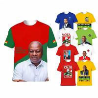 Articles de campagne électorale ANC en gros : T-shirt, casquette, écharpe, drapeau en polyester avec logo personnalisé pour la promotion politique en Afrique du Sud