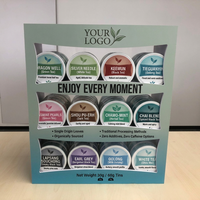 Vitrine de présentation de bureau en acrylique de haute qualité pour thé, chewing-gum, huiles essentielles, et présentoir pour magasin de tabac