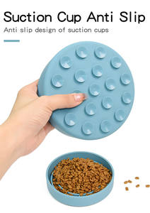 VaryWell lambendo esteira cão lento alimentador fantasia pequeno médio grande tamanho silicone lento alimentador novo tigela para cachorro - Product Image 4