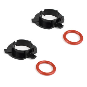 H7 Lamp Holder Base <b>Bracket</b> 25mm <b>Plastic</b> Socket Holder For Hyundai Sonata Kia K3 K4 K5 One Pair With Rubber Rings - Product Image 2