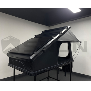 Tente de toit rigide en aluminium de style moderne SNDN, tente de toit RTT Wedge X Hinge, tissu en toile imperméable, tente de toit rigide <span class=keywords><strong>pour</strong></span> voiture tout-terrain - Product Image 1