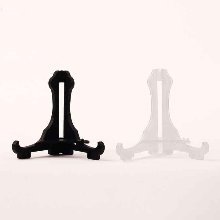 2 inch black Mini Easel Stands Plastic Plate Stand Holder Display ...