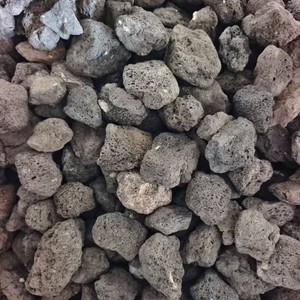 Roca Volcánica Calcinada <span class=keywords><strong>de</strong></span> Alta Resistencia, Virutas <span class=keywords><strong>de</strong></span> Lava Anti-Rotura para Fogatas en el Patio Trasero, Barbacoa, Hormigón Resistente al Fuego - Product Image 2