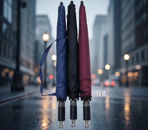 Paraguas Plegable de Tres Secciones, Nylon, 8 Varillas, Marco de Aleación, Apertura Manual, Protección Solar y contra la Lluvia, Diseño Minimalista para Adultos - Product Image 2