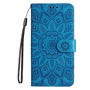 Housse en cuir PU imprimé fleur de soleil pour iPhone 15 16 16 <span class=keywords><strong>Pro</strong></span> 16 Promax, pour Google Pixel 9/9 <span class=keywords><strong>Pro</strong></span> XL Wallet case cover - Product Image 4