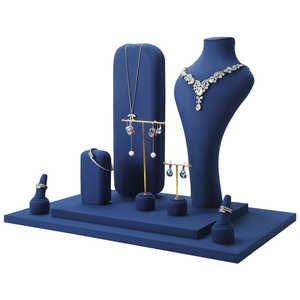 Exhibidor de Joyería de Alta Gama Dongying DYZB-J-43 para Collares y Pulseras, Fabricado en Henan - Product Image 1