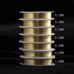 Filo Metallico Colorato 0,4mm per Decorazione Unghie, <span class=keywords><strong>Rame</strong></span>, Ottone, <span class=keywords><strong>Oro</strong></span>, <span class=keywords><strong>Argento</strong></span>, <span class=keywords><strong>Oro</strong></span> Rosa per Creazione Gioielli - Unghie e Collane - Product Image 3