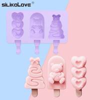 SILIKOLOVE BPA-vrije huishoudelijke ijslollyvorm, handgemaakte ijslollyvorm van siliconenrubber, voedselveilig, op voorraad