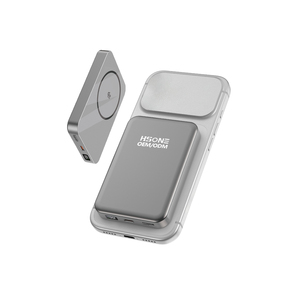 Chargeur magnétique ultra-fin LX25 L avec affichage numérique, 25W sans fil, 35W filaire et 10000mAh en cobalt pur - Product Image 1