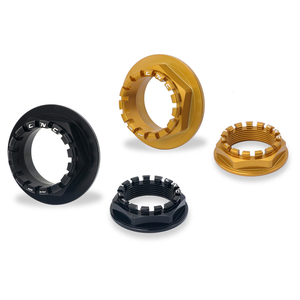 Eje y Tuerca de Rueda Trasera para Motocicleta de Titanio Grado <span class=keywords><strong>5</strong></span>, Cabeza Hexagonal Pulida, Rosca Gruesa de <span class=keywords><strong>5</strong></span>/8'', Estándar DIN/ISO - Product Image 5