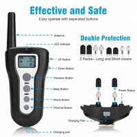 Collar de Adiestramiento para Perros, Personalizado, de Plástico Ecológico, con Sonido de Advertencia y Vibración, Resistente al Agua IPX7, Certificado CE, Venta al Por Mayor