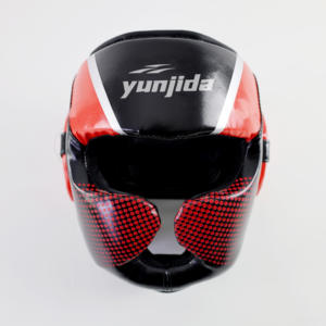 Logo personalizzabile pugilato e allenamento di autodifesa casco completo protezione viso materiale spesso MMA proteggere la testa - Product Image 2