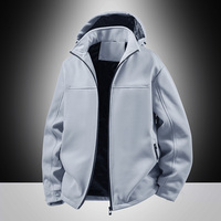 Veste à capuche personnalisée en gros pour l'hiver, coupe-vent et épaisse, tendance décontractée pour hommes